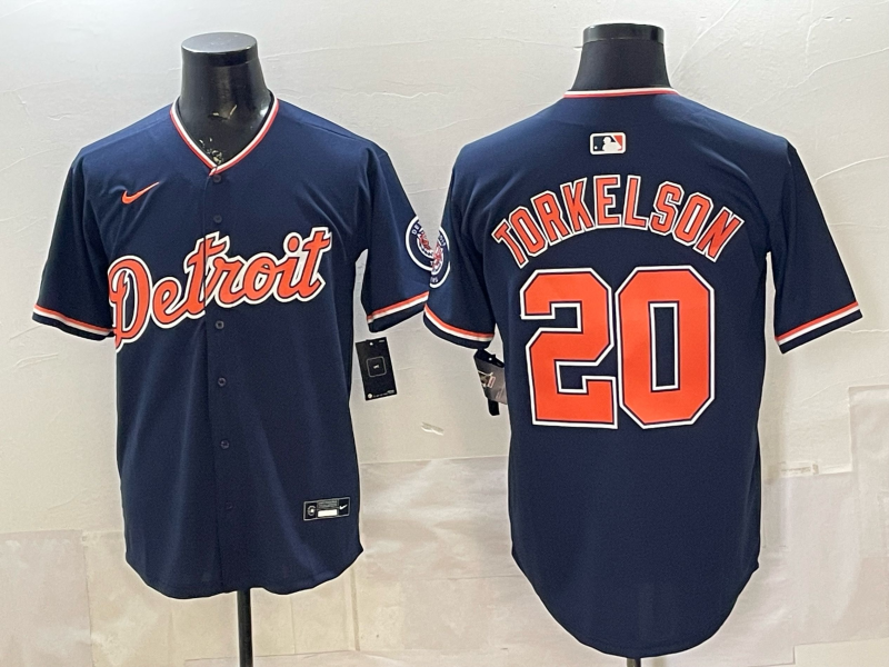 Men Detroit Tigers #20 Torkelson blue Game Nike MLB Jersey 20260402001